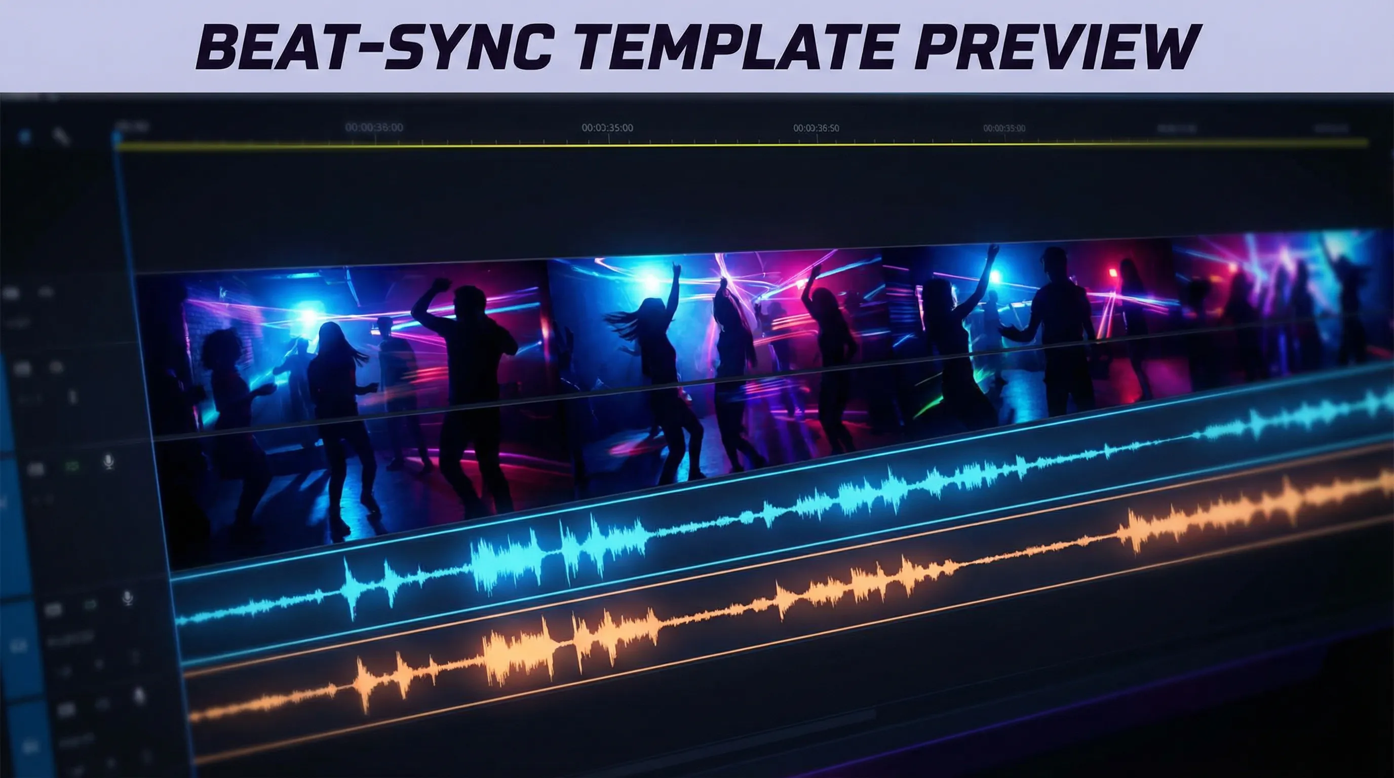 麻豆 卡点混剪模板 - 音乐节拍同步